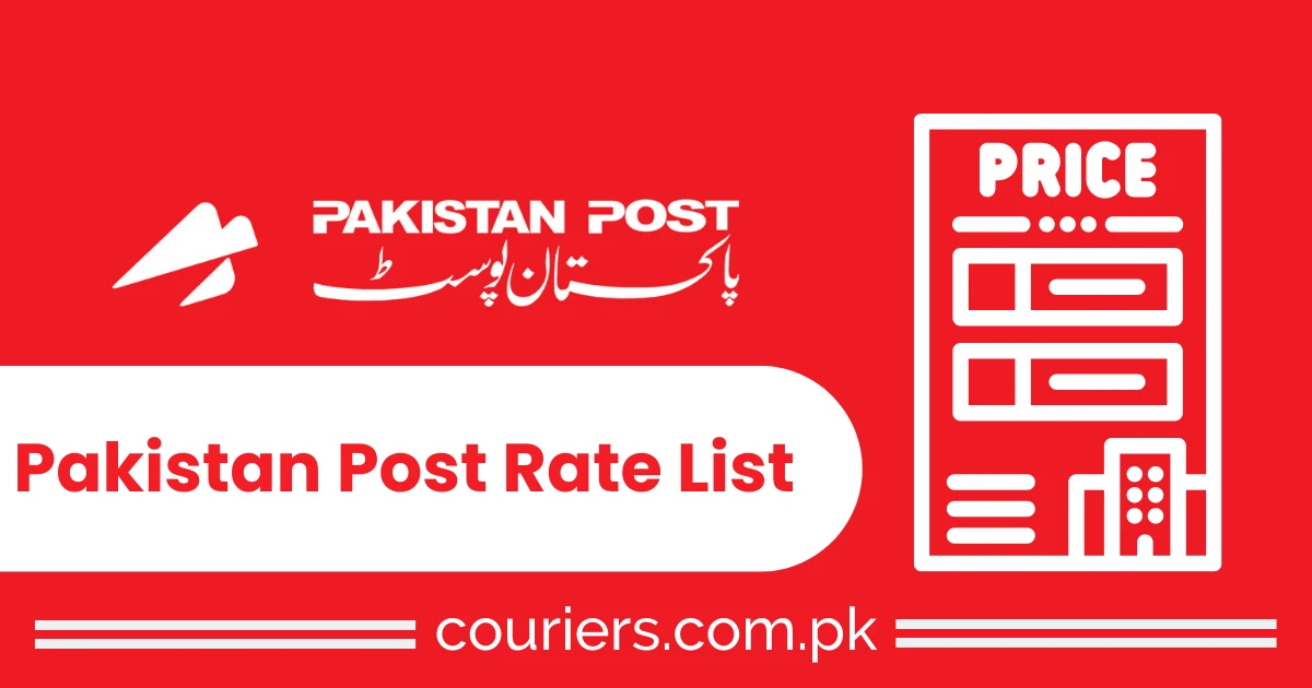 Pakistan Post Rate List